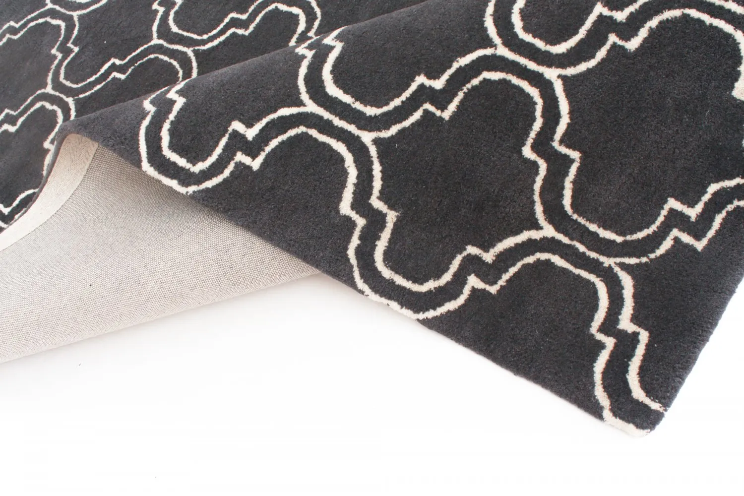 Alfombra de Lana - Korinth (gris oscuro)