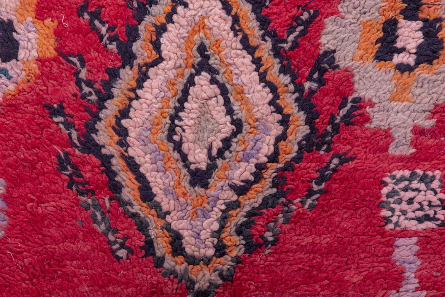 Alfombra Marroquí Bereber Boucherouite 240 x 90 cm