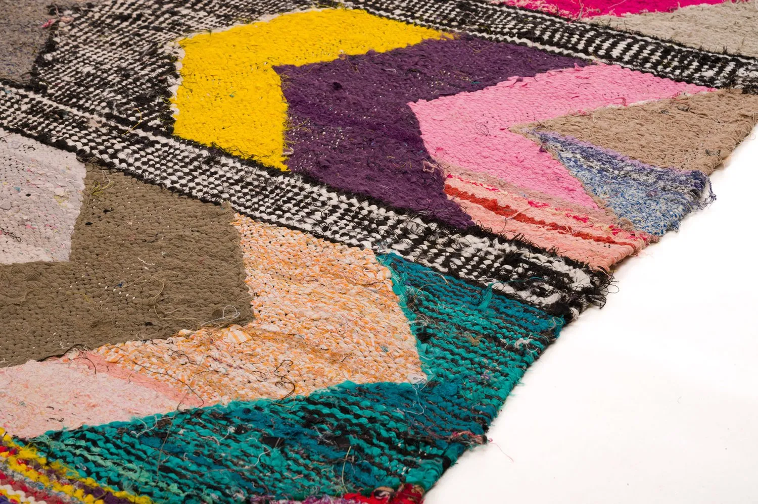 Alfombra Marroquí Bereber Boucherouite 160 x 325 cm