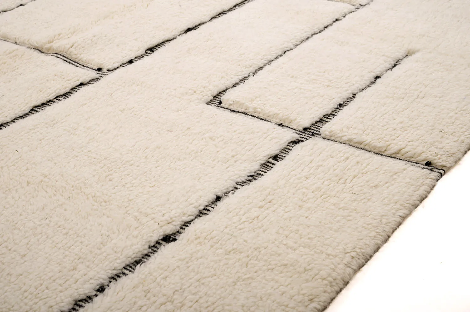 Alfombra Kilim Marroquí Bereber Beni Ourain 200 x 315 cm