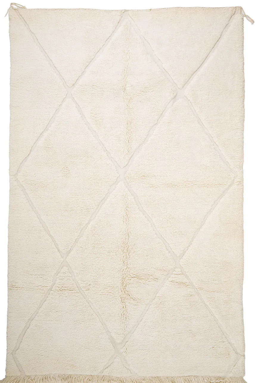 Alfombra Kilim Marroquí Bereber Beni Ourain 200 x 325 cm
