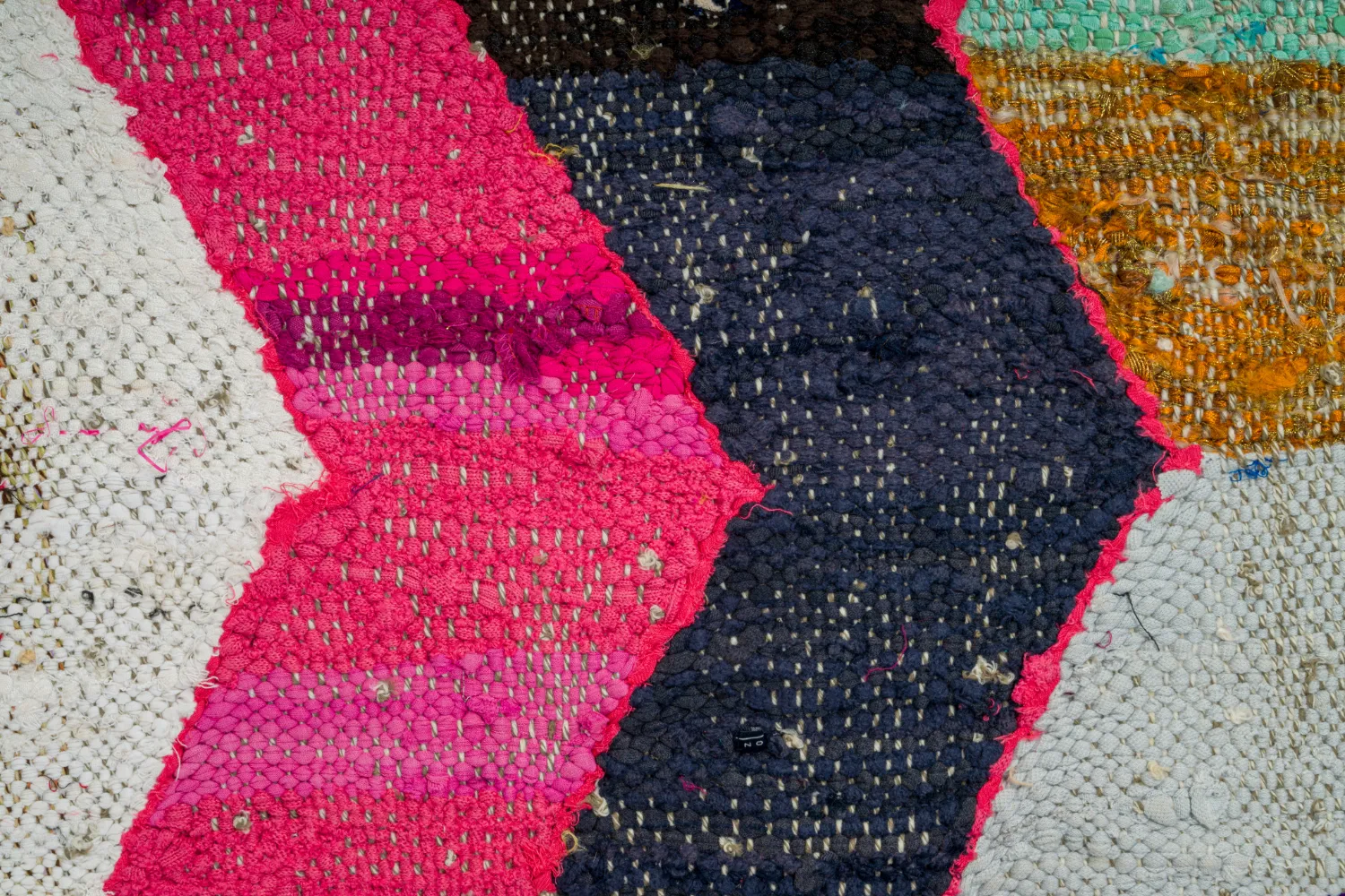 Alfombra Marroquí Bereber Boucherouite 150 x 255 cm