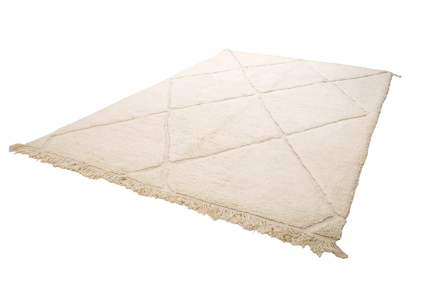 Alfombra Kilim Marroquí Bereber Beni Ourain 200 x 325 cm