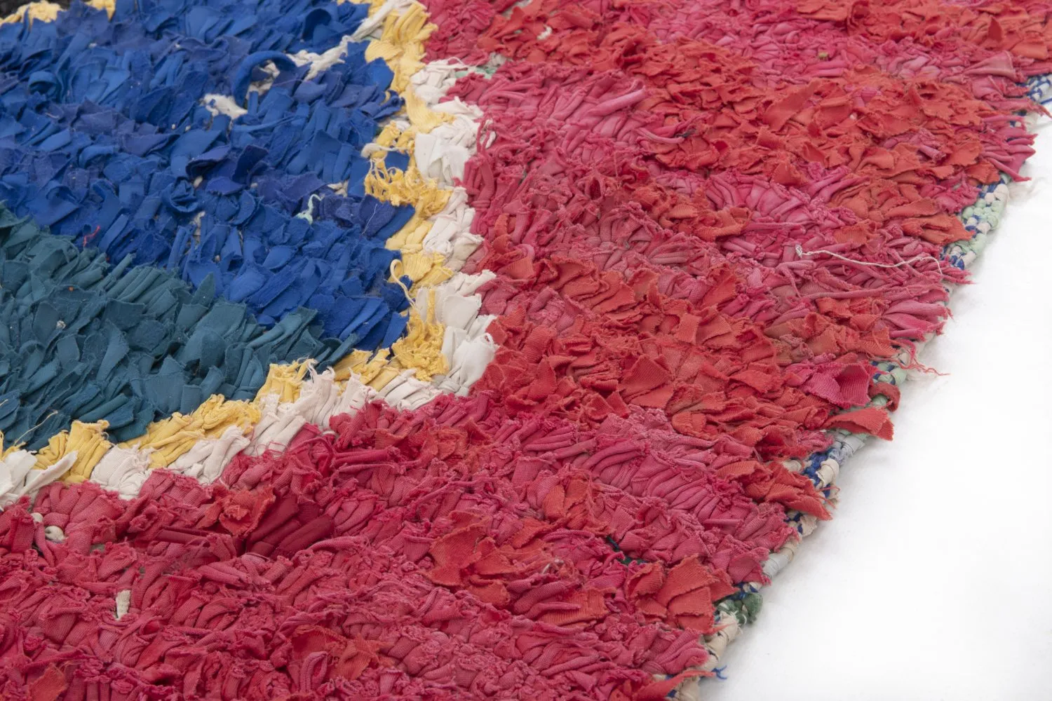 Alfombra Marroquí Bereber Boucherouite 250 x 120 cm