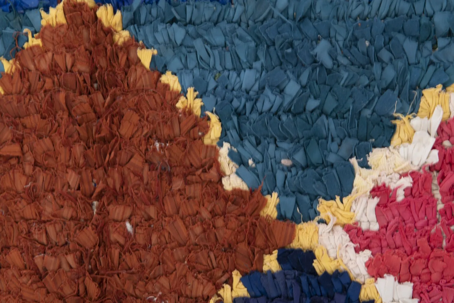 Alfombra Marroquí Bereber Boucherouite 250 x 120 cm