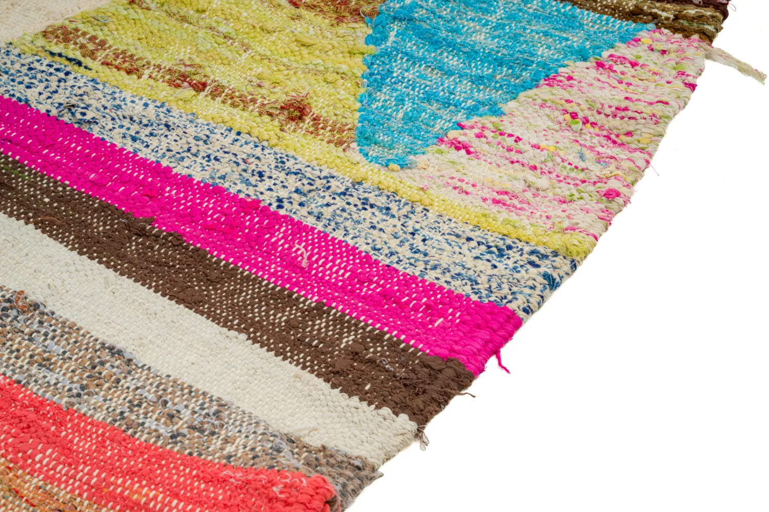 Alfombra Marroquí Bereber Boucherouite 145 x 260 cm