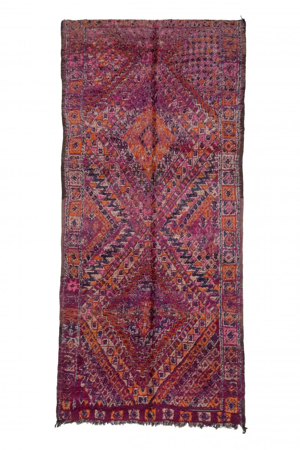 Alfombra Kilim Marroquí Bereber Azilal 390 x 165 cm