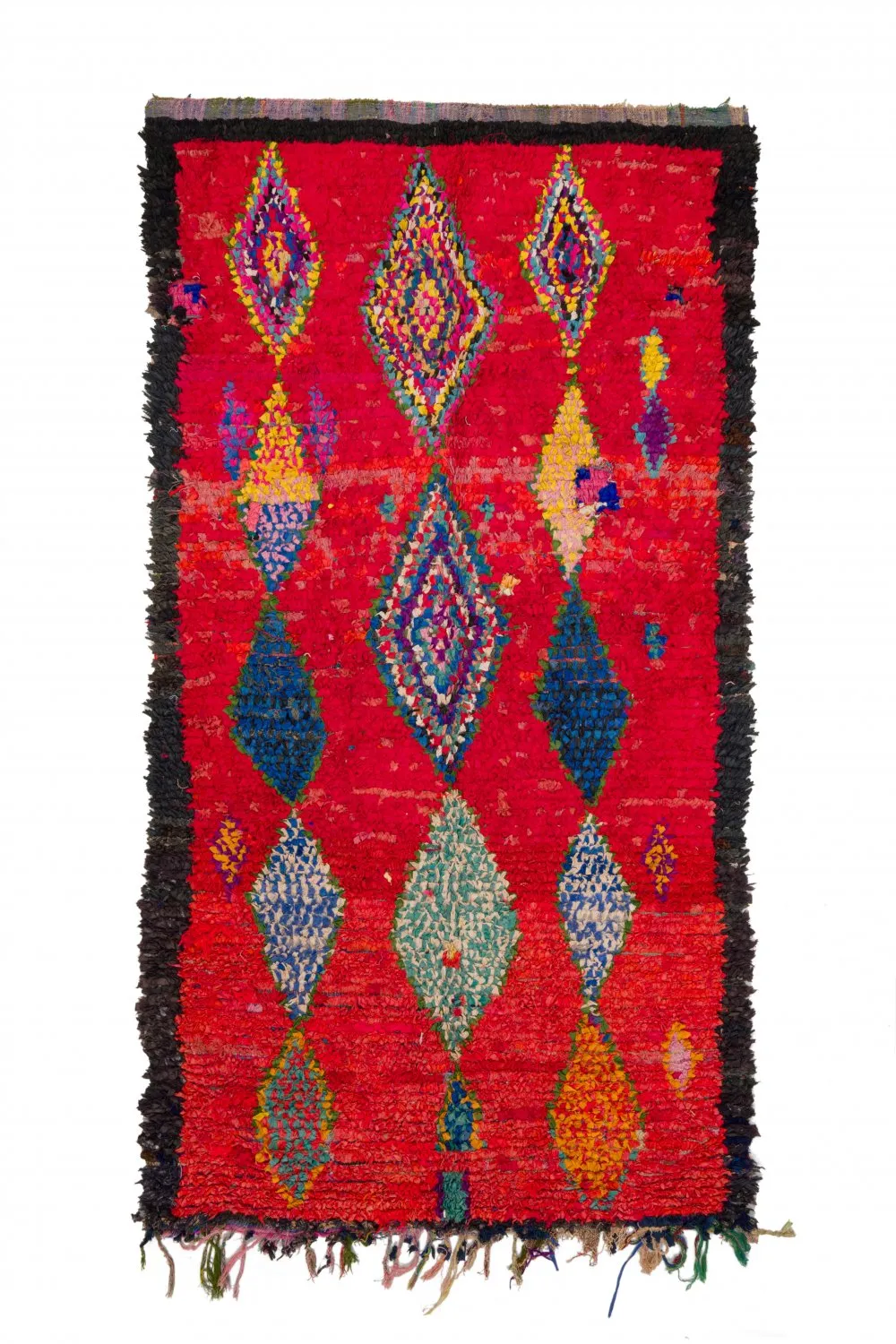 Alfombra Marroquí Bereber Boucherouite 290 x 150 cm