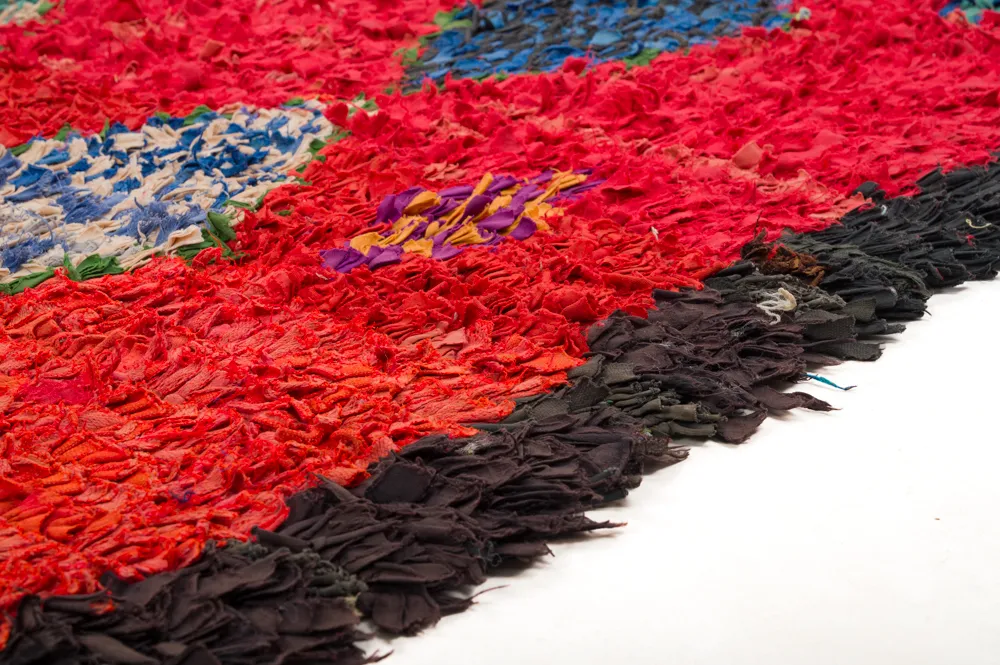 Alfombra Marroquí Bereber Boucherouite 290 x 150 cm