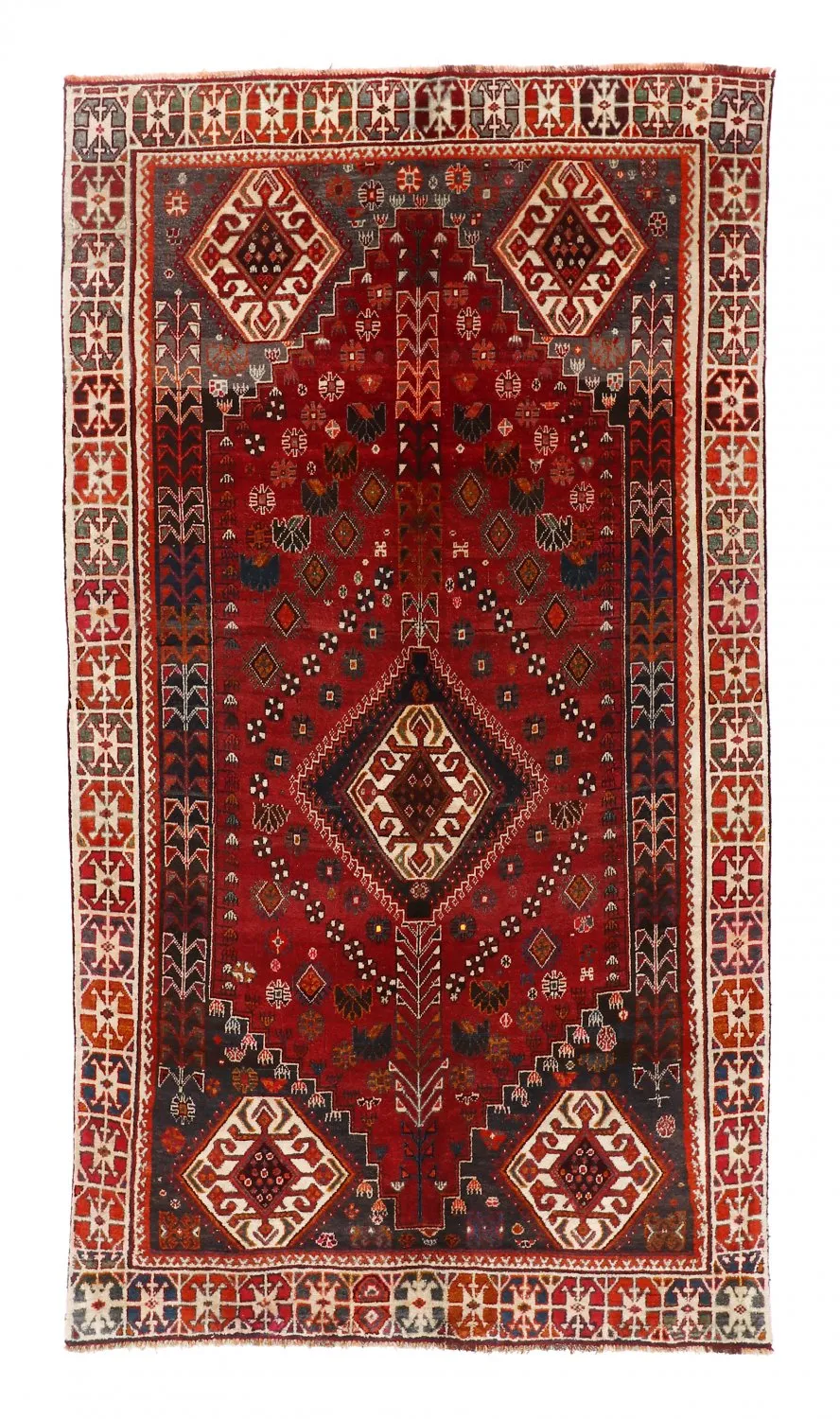 Alfombra Oriental Hamedan 269 x 144 cm
