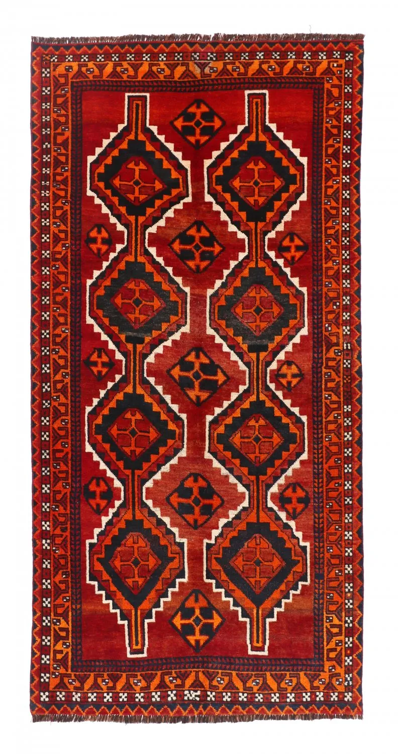 Alfombra Oriental Hamedan 271 x 133 cm