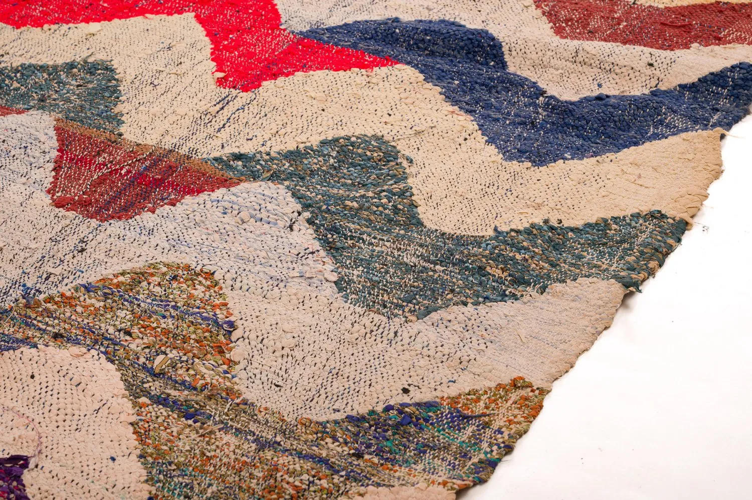 Alfombra Marroquí Bereber Boucherouite 150 x 285 cm