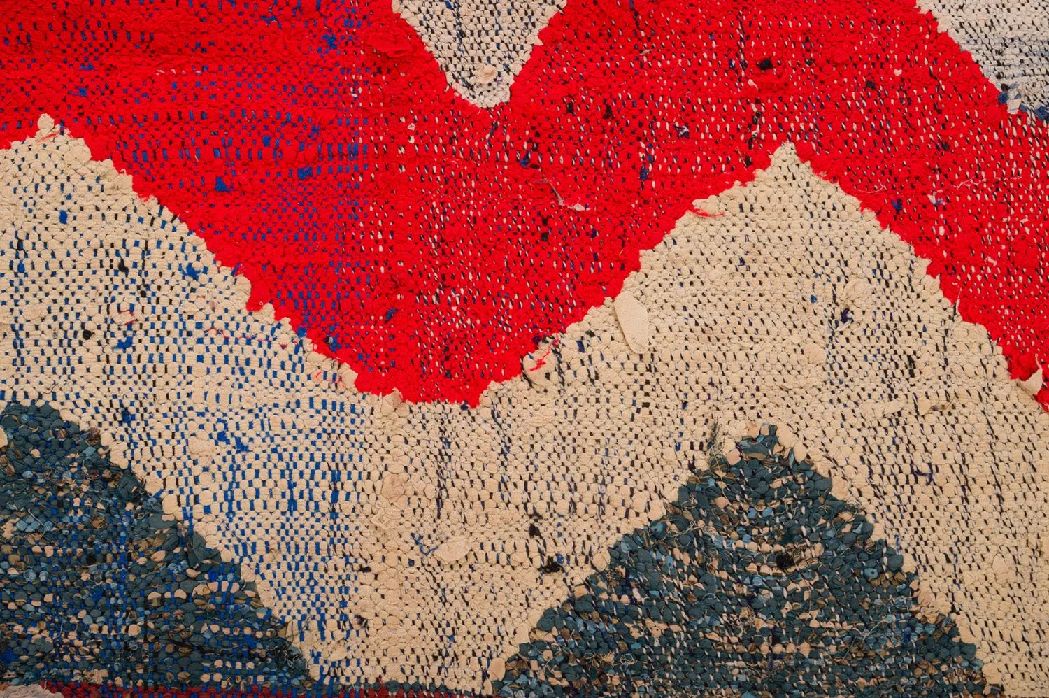 Alfombra Marroquí Bereber Boucherouite 150 x 285 cm