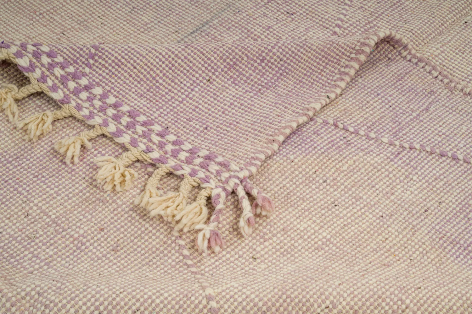 Alfombra Marroquí Bereber Boucherouite 165 x 260 cm