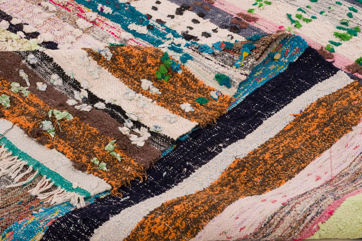 Alfombra Marroquí Bereber Boucherouite 150 x 280 cm