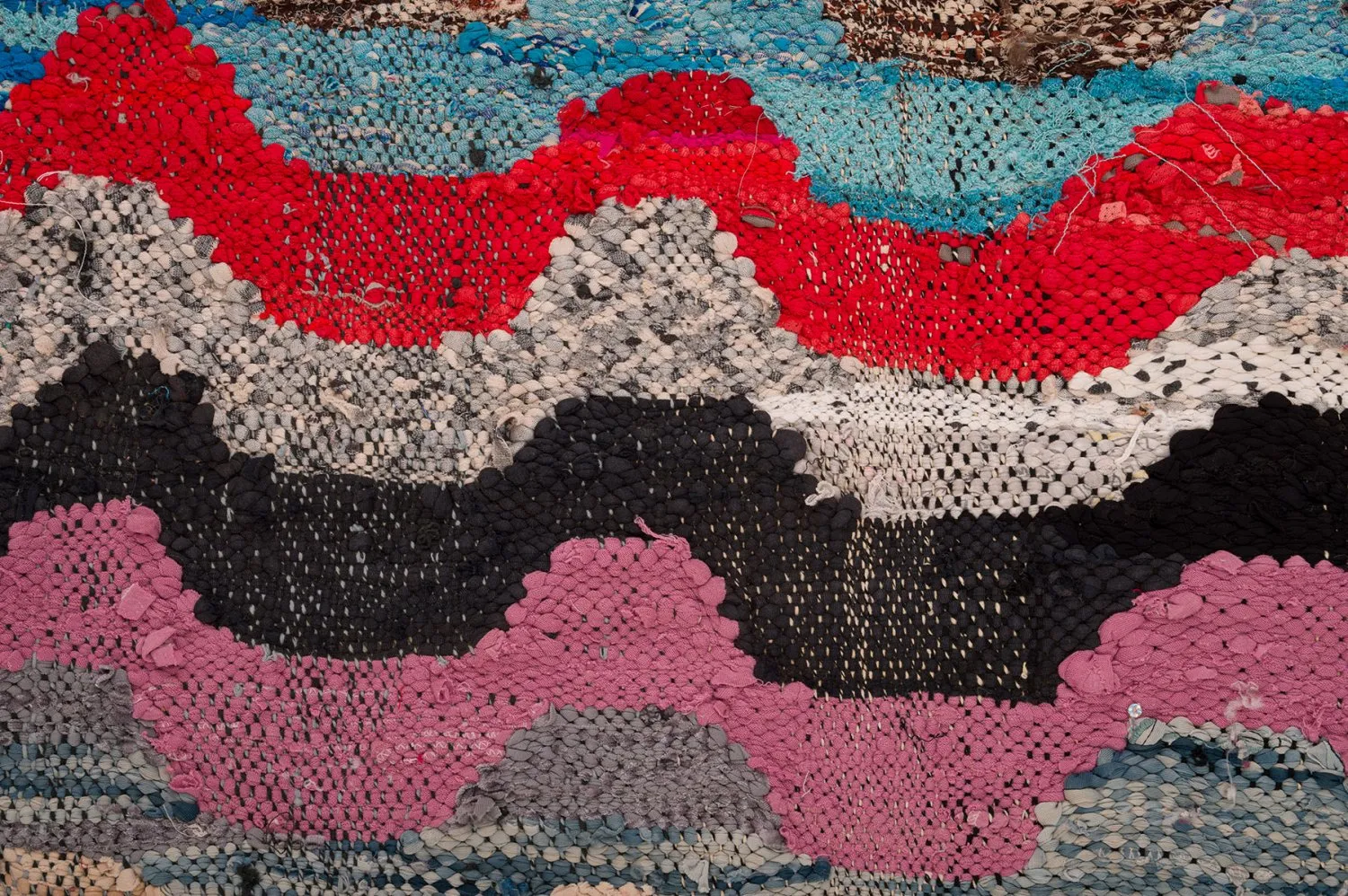 Alfombra Marroquí Bereber Boucherouite 170 x 270 cm