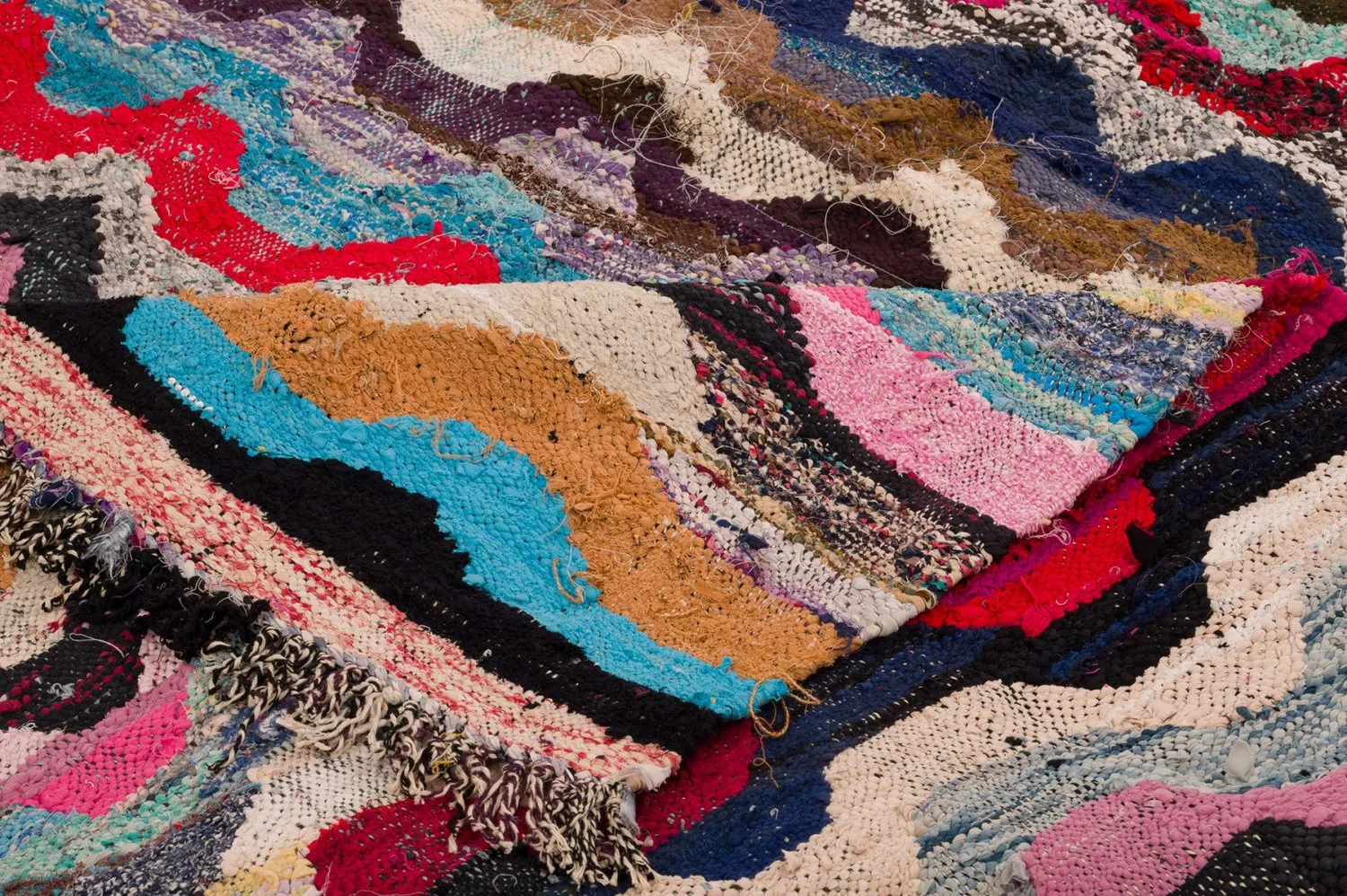 Alfombra Marroquí Bereber Boucherouite 170 x 270 cm