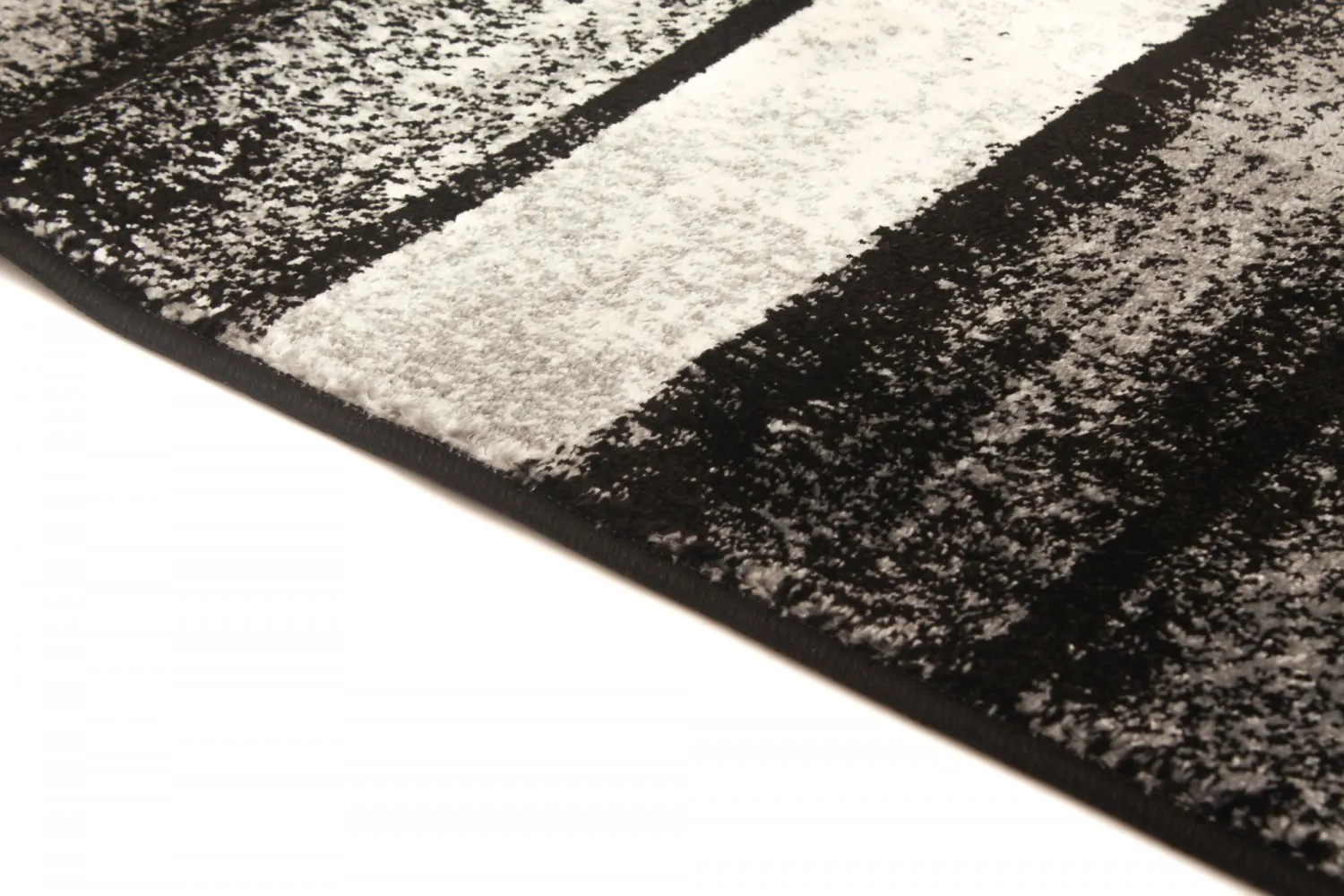 Alfombra Wilton - Orillo (gris/negro/blanco)