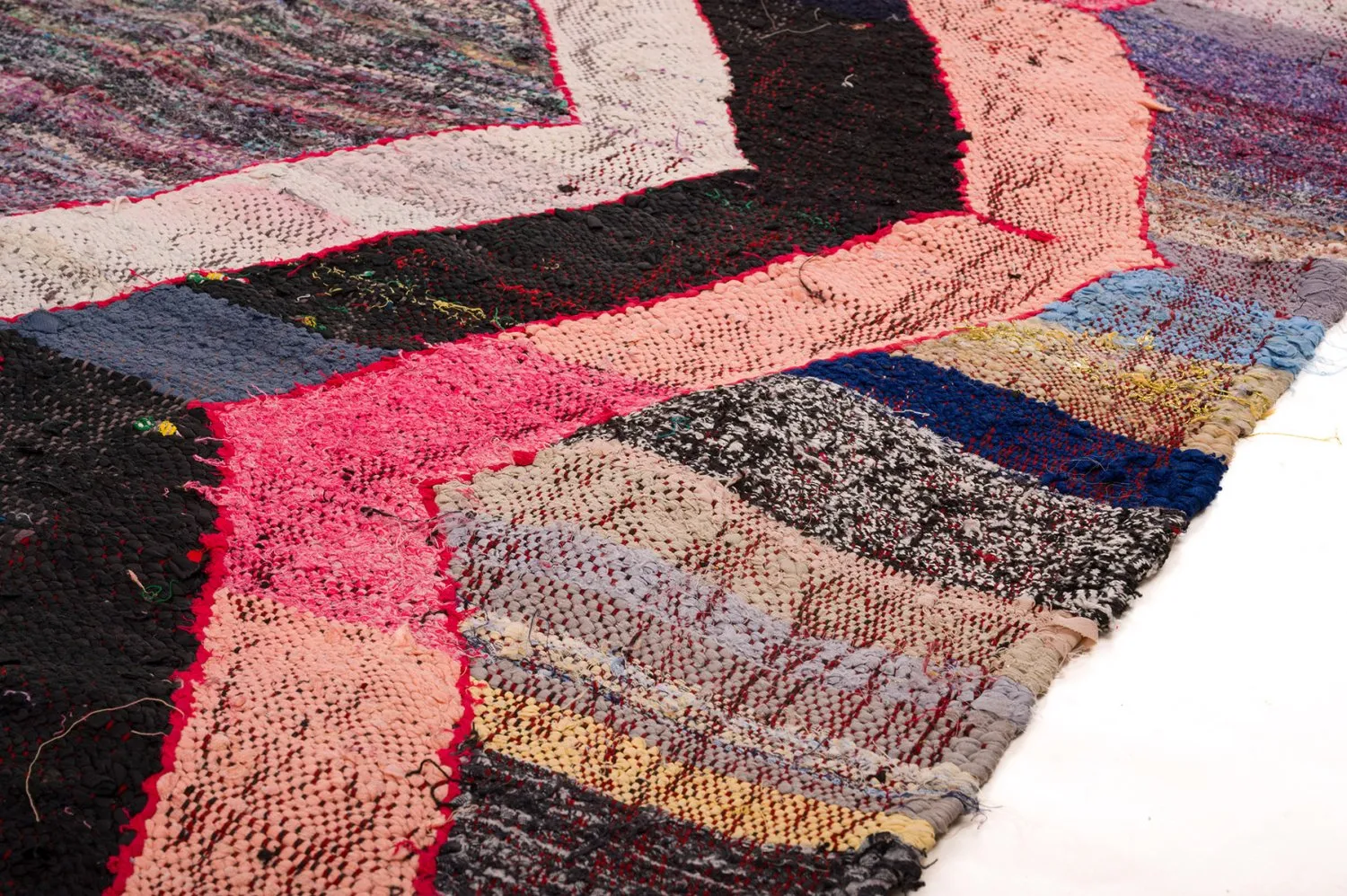 Alfombra Marroquí Bereber Boucherouite 150 x 260 cm