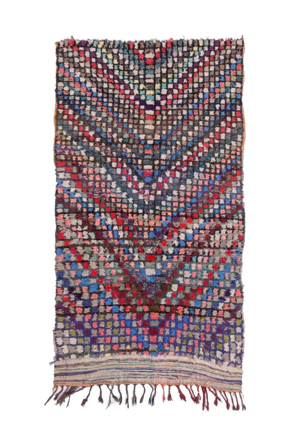 Alfombra Marroquí Bereber Boucherouite 230 x 125 cm