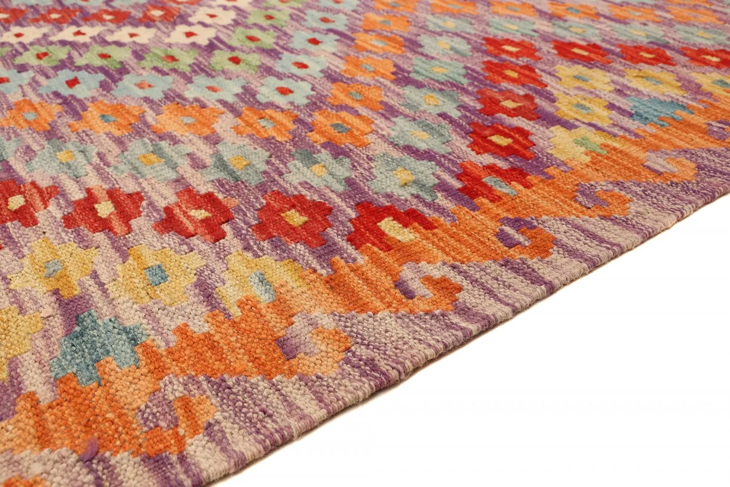 Alfombra kilim oriental 241 x 168 cm