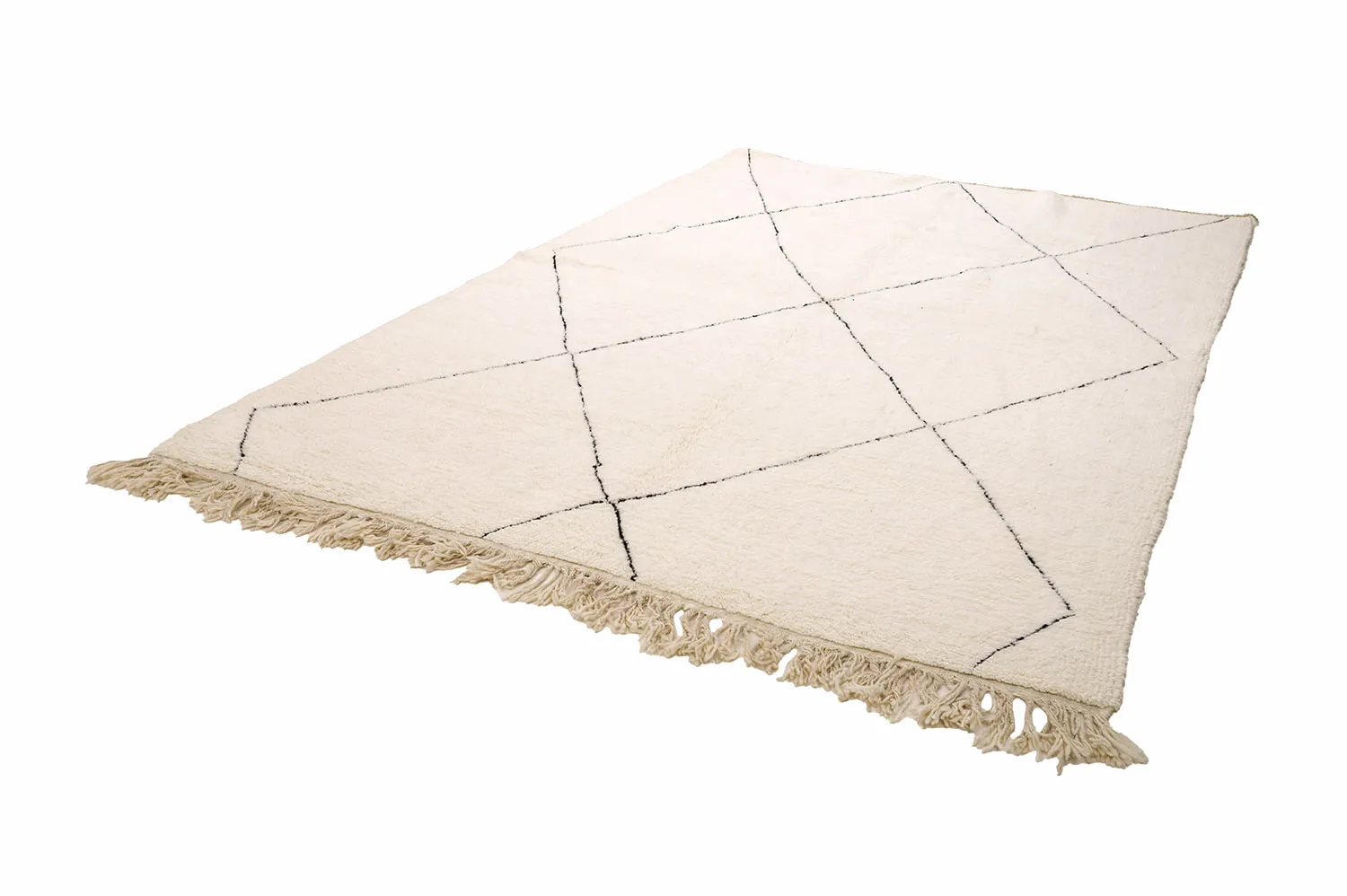 Alfombra Kilim Marroquí Bereber Beni Ourain 210 x 295 cm