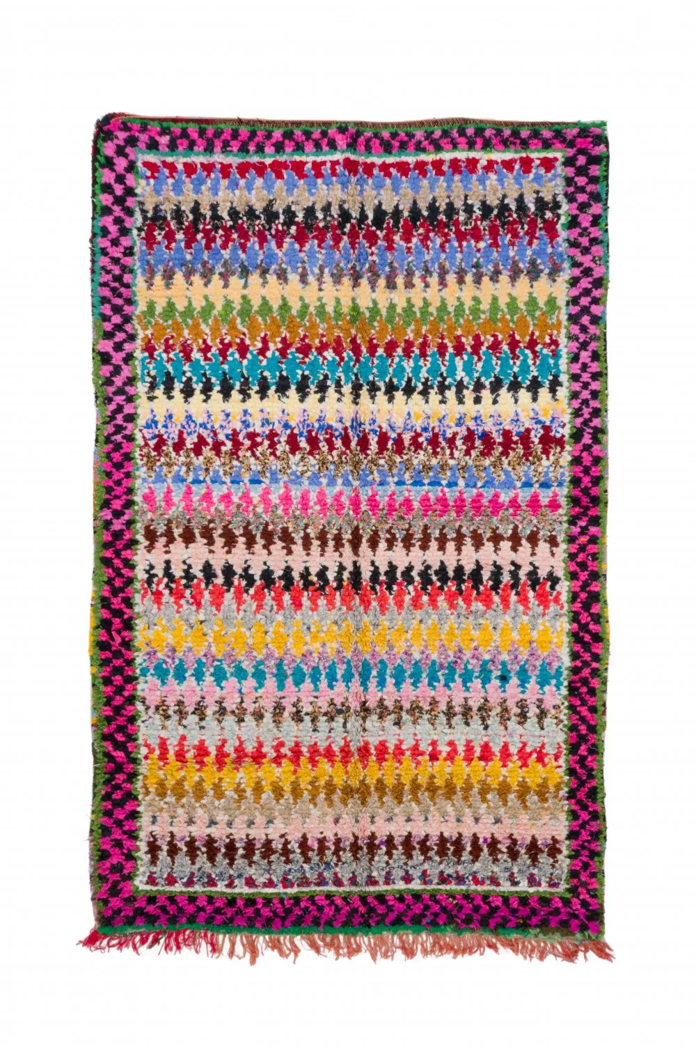 Alfombra Marroquí Bereber Boucherouite 250 x 160 cm
