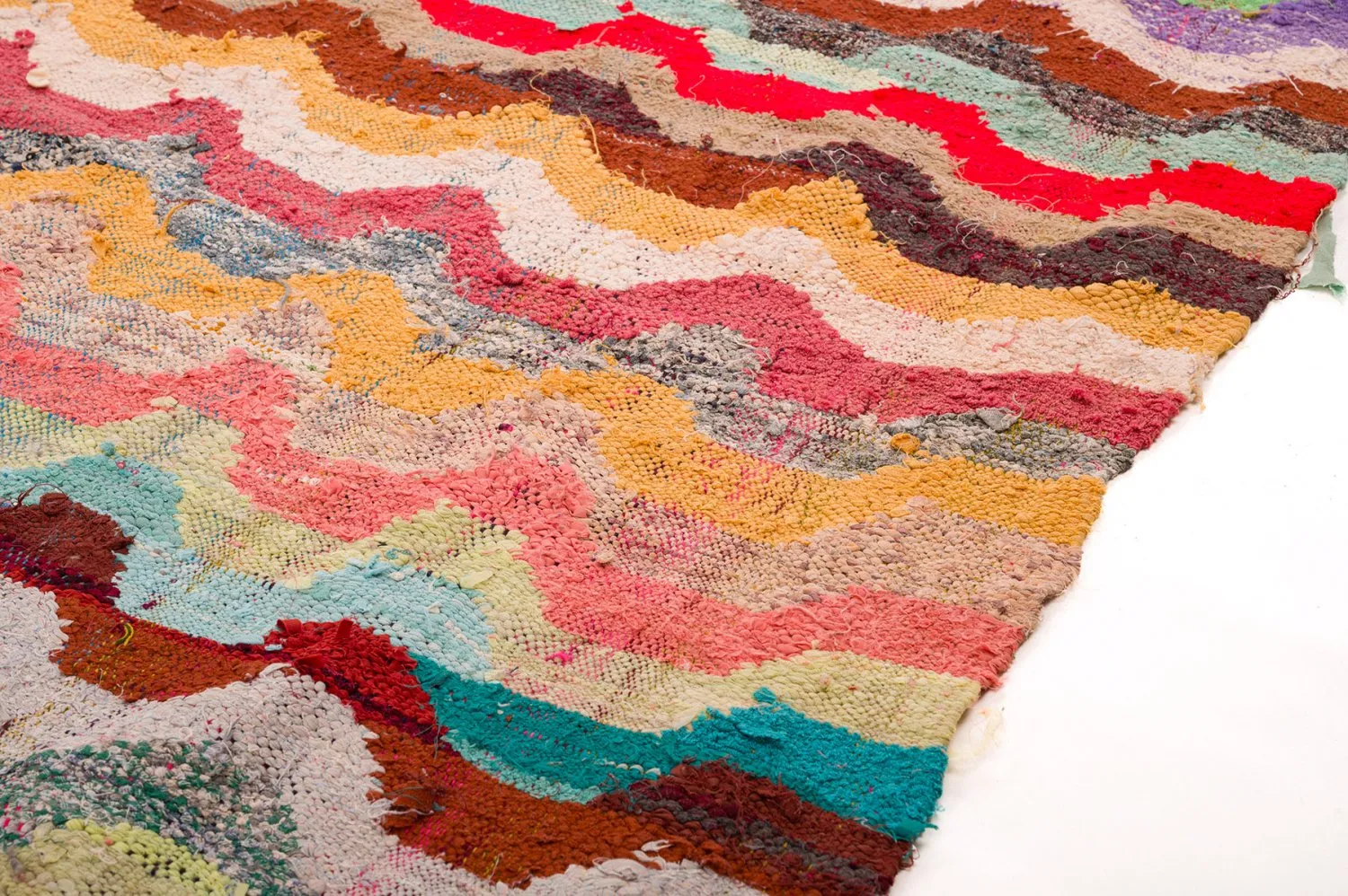 Alfombra Marroquí Bereber Boucherouite 165 x 335 cm