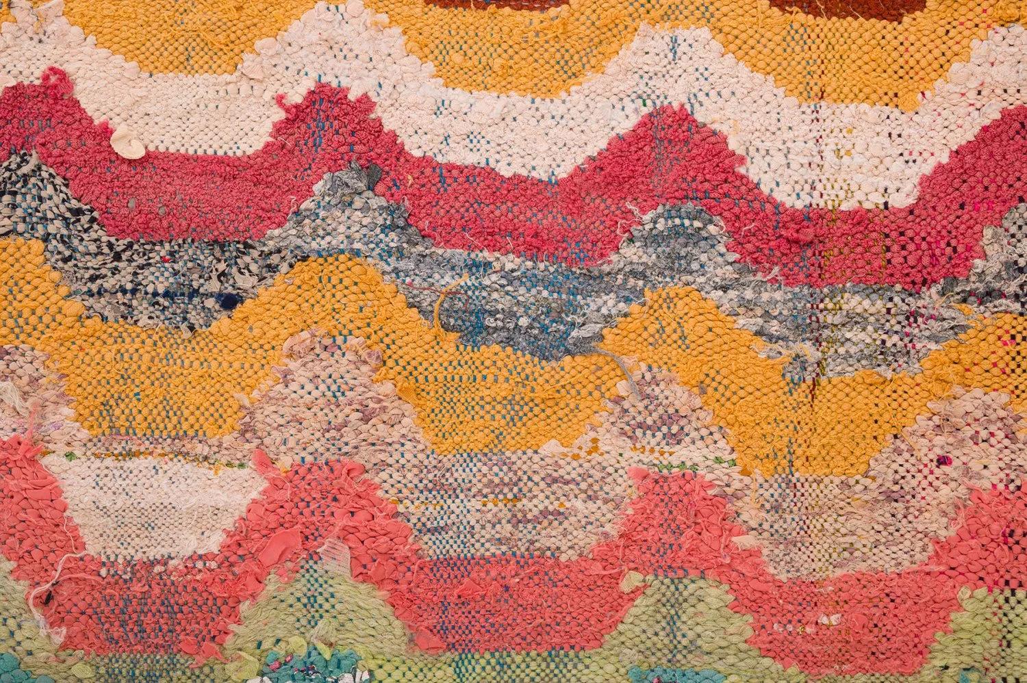 Alfombra Marroquí Bereber Boucherouite 165 x 335 cm