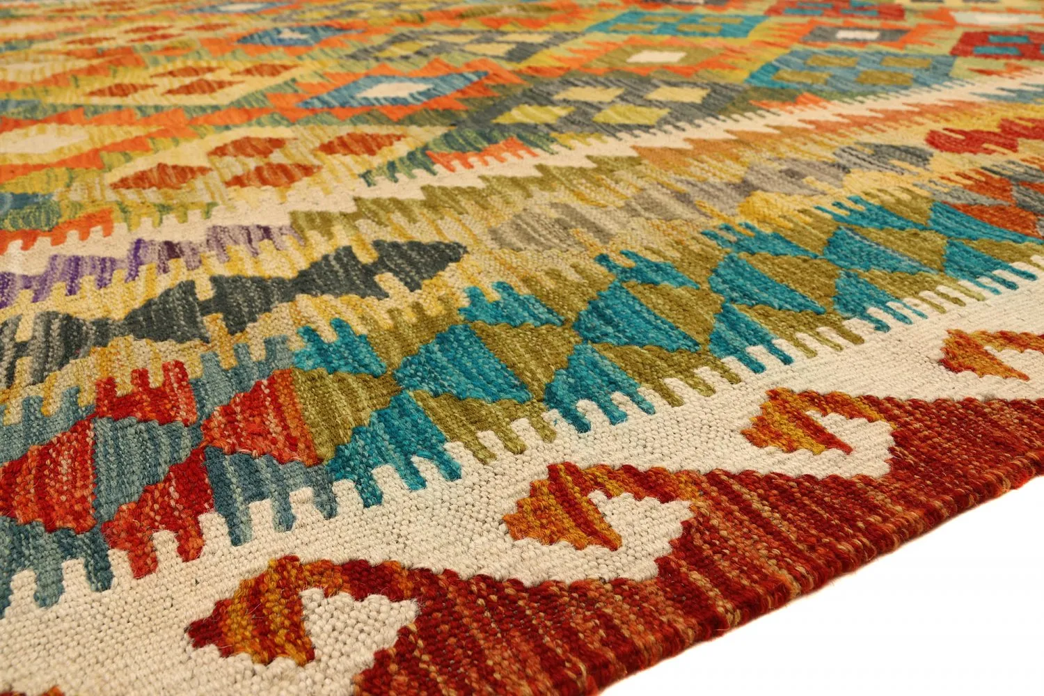 Alfombra kilim oriental 302 x 201 cm