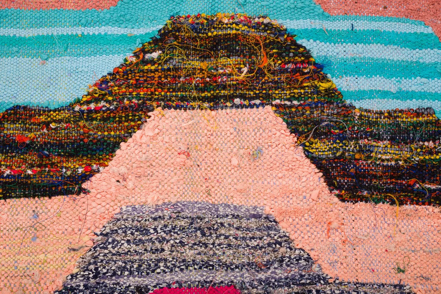 Alfombra Marroquí Bereber Boucherouite 145 x 235 cm