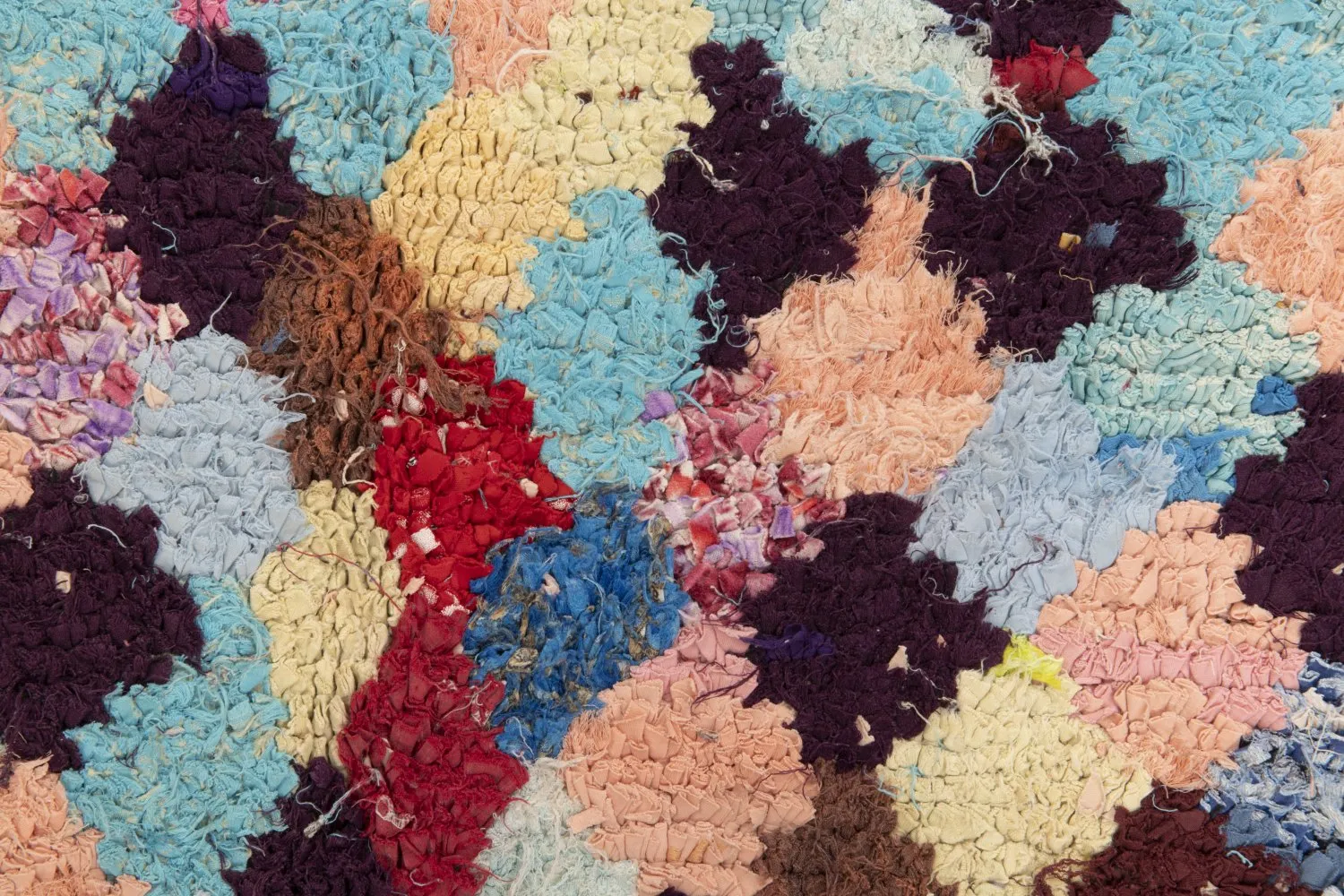 Alfombra Marroquí Bereber Boucherouite 170 x 80 cm