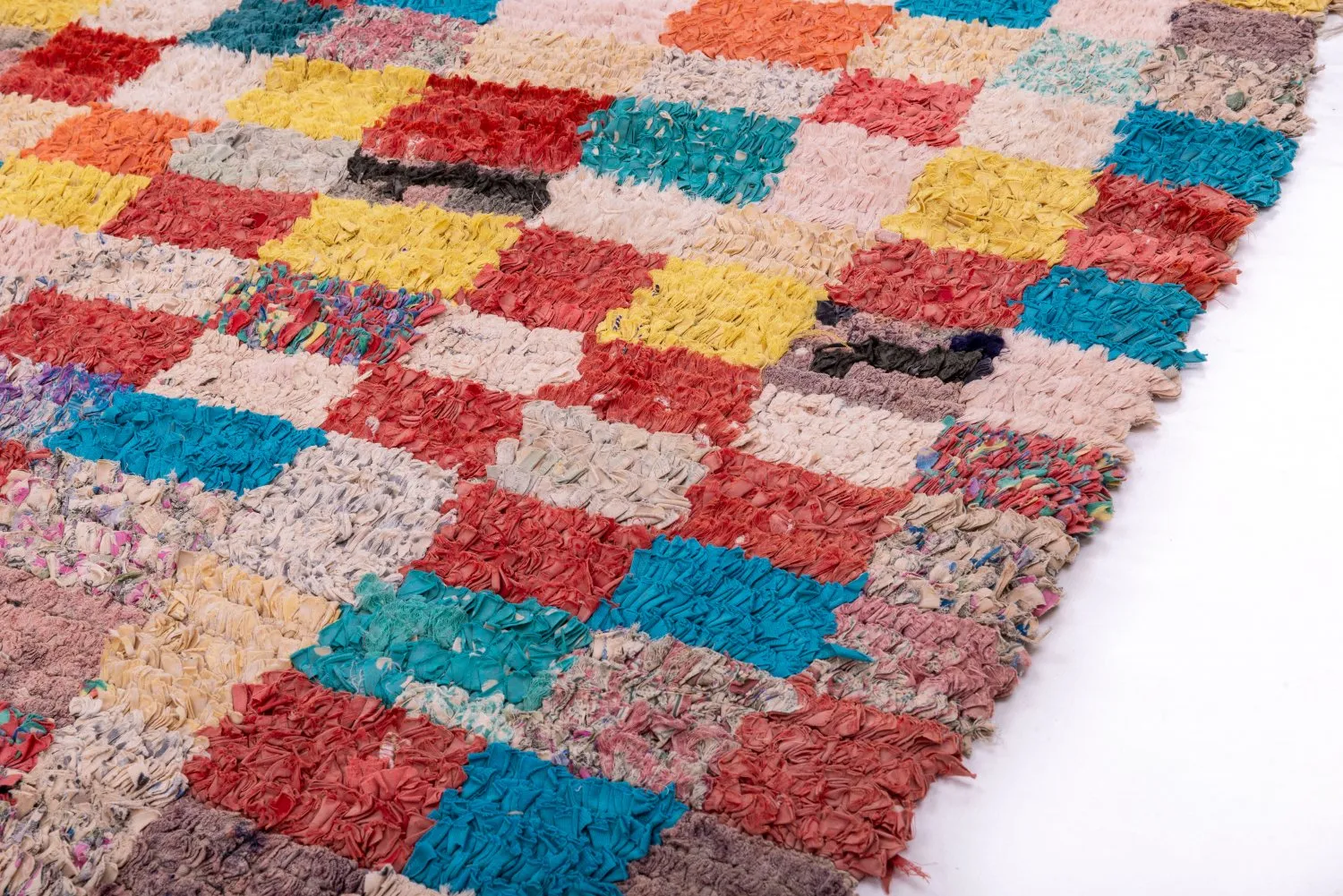 Alfombra Marroquí Bereber Boucherouite 170 x 120 cm