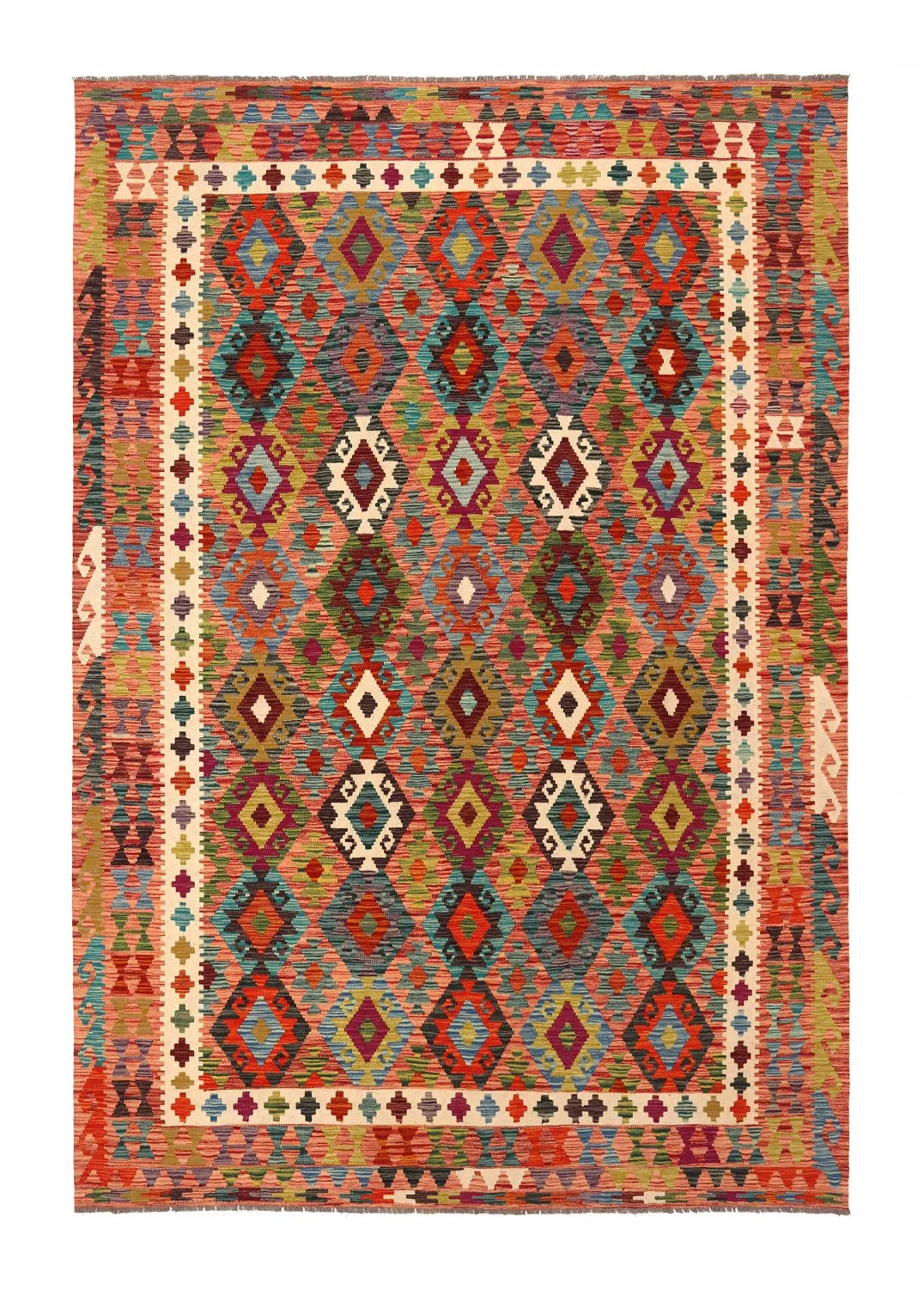Alfombra kilim oriental 298 x 204 cm