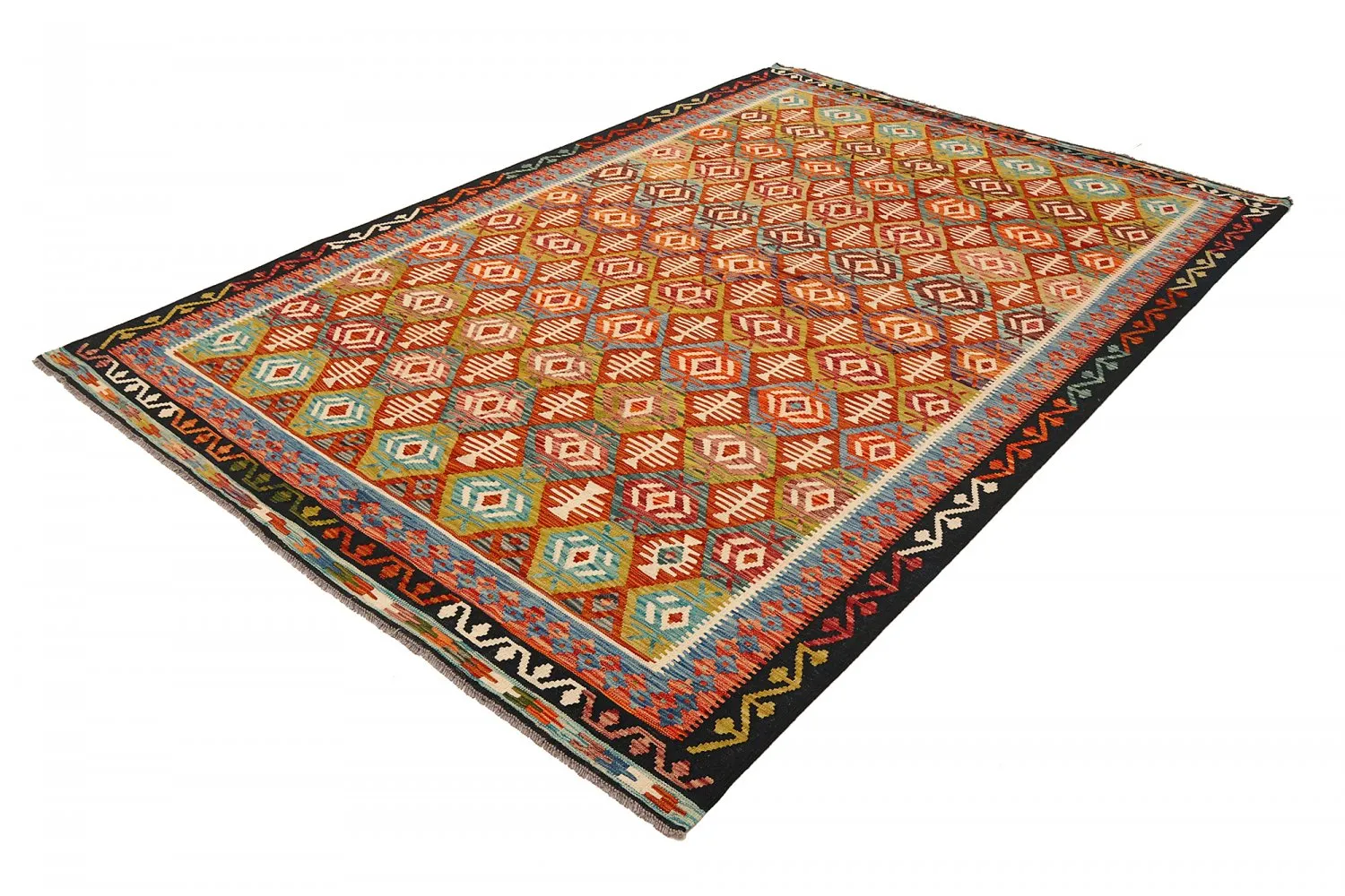 Alfombra kilim oriental 305 x 202 cm