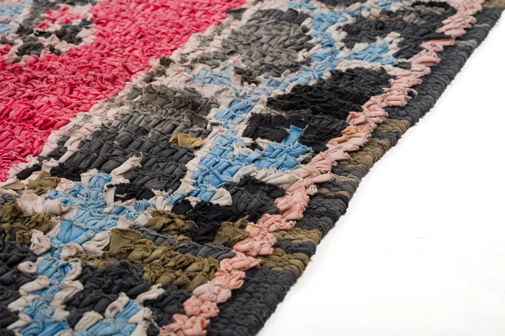 Alfombra Marroquí Bereber Boucherouite 275 x 130 cm