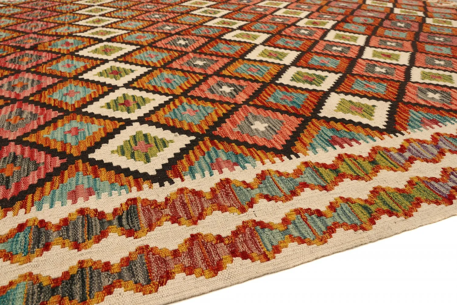 Alfombra kilim oriental 249 x 176 cm