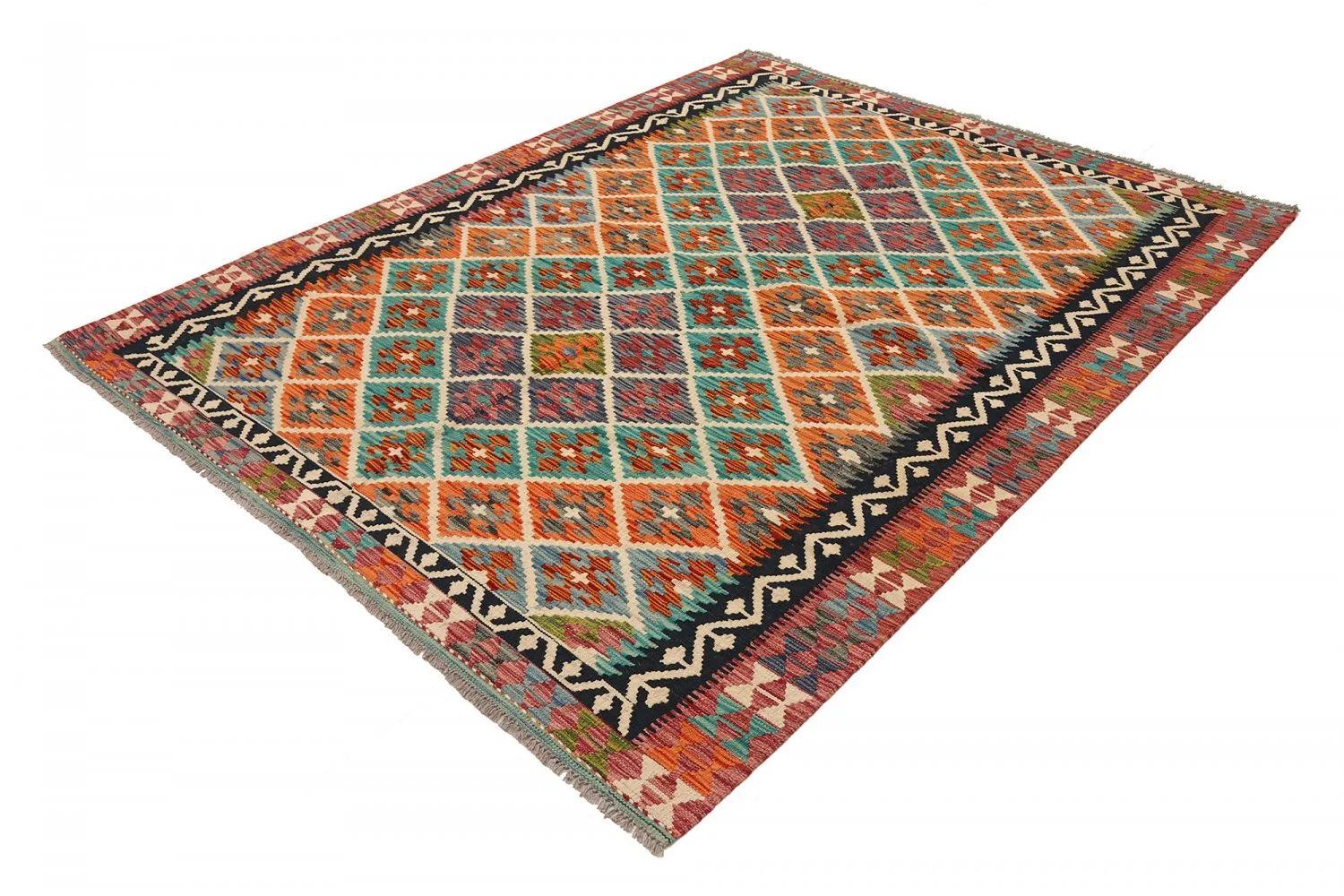 Alfombra kilim oriental 242 x 181 cm