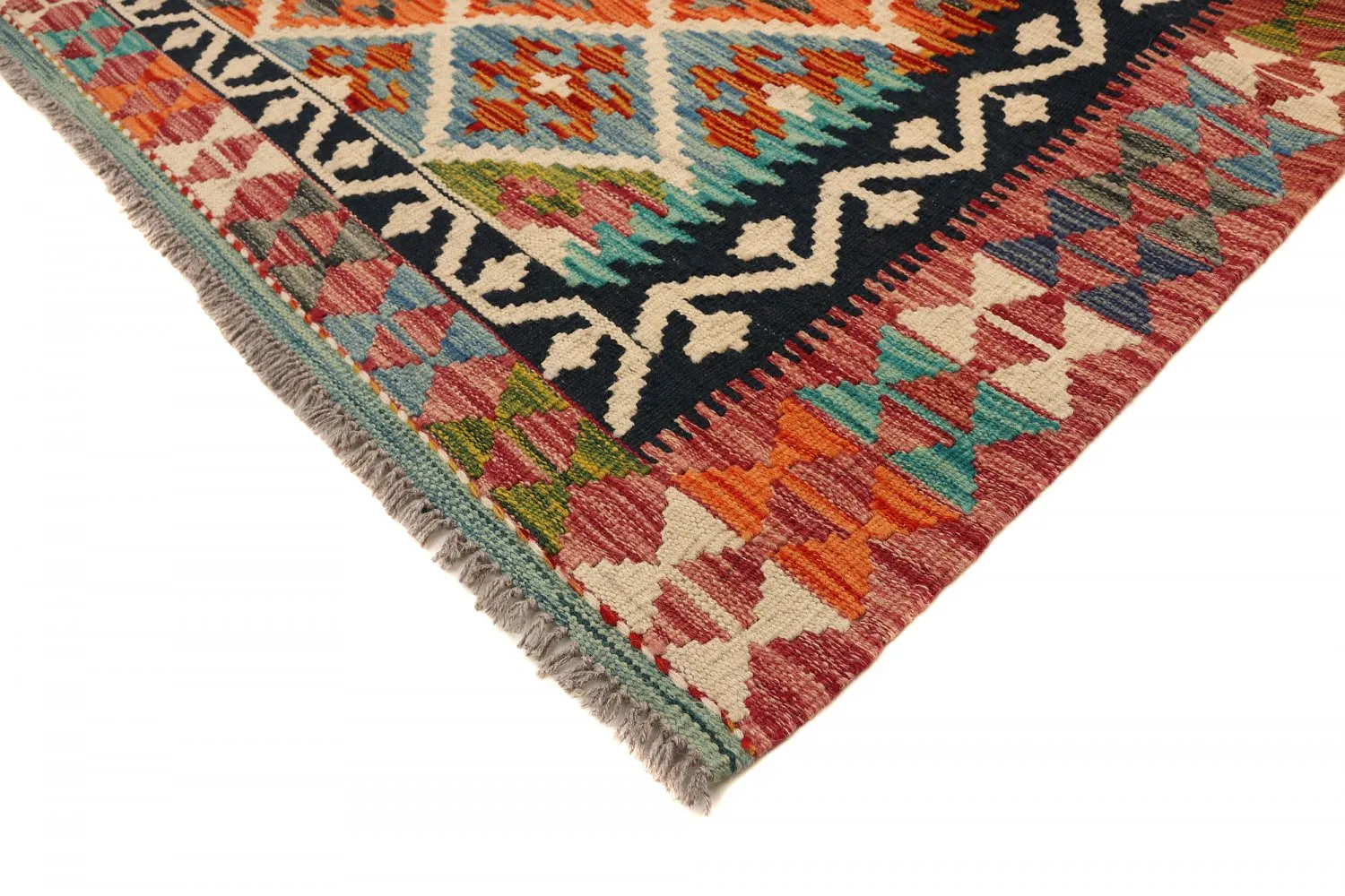 Alfombra kilim oriental 242 x 181 cm