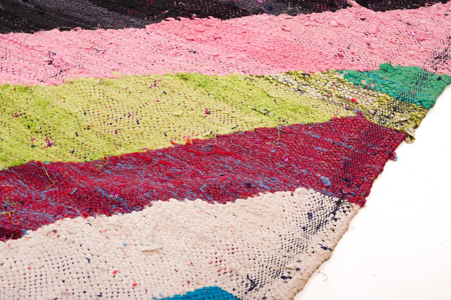 Alfombra Marroquí Bereber Boucherouite 150 x 235 cm