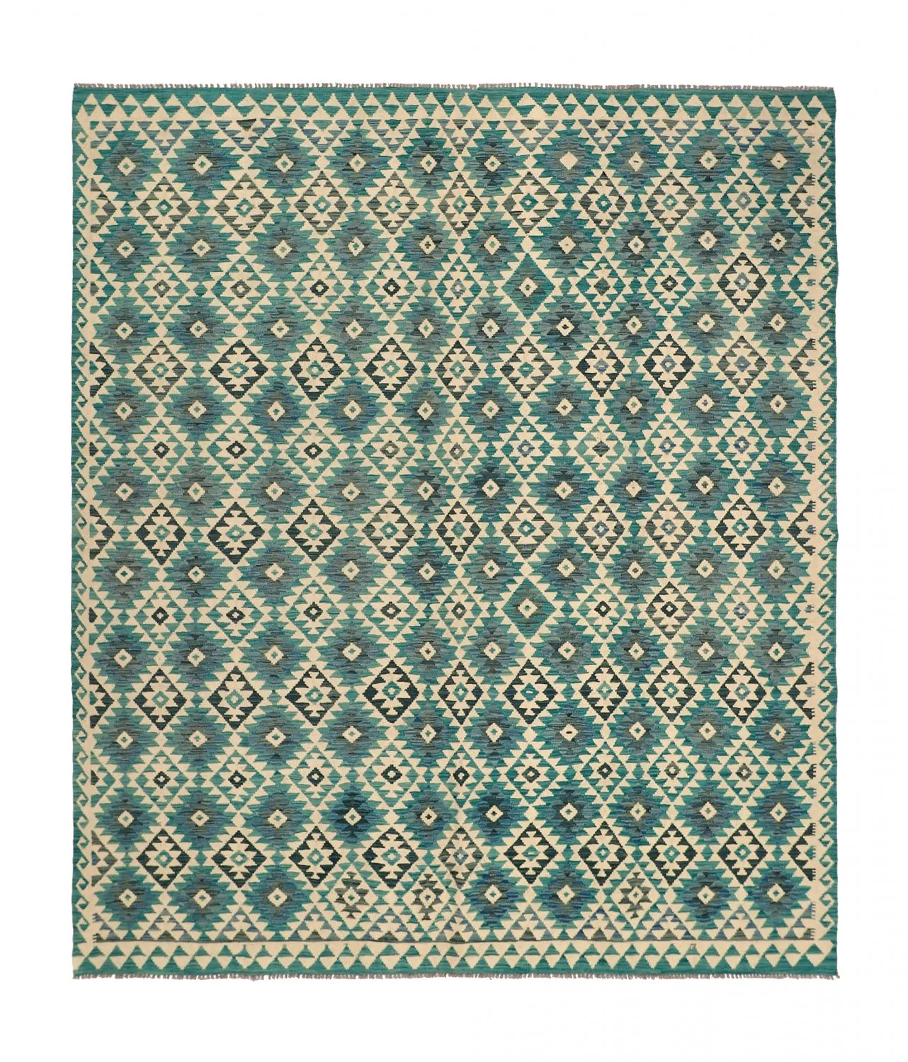 Alfombra kilim oriental 302 x 259 cm