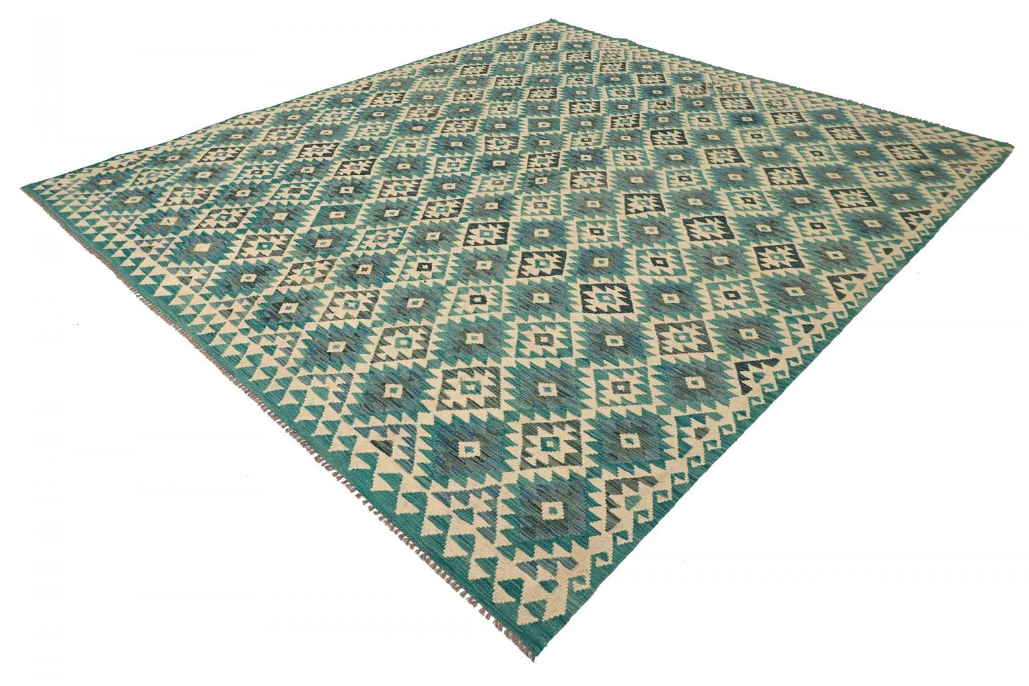 Alfombra kilim oriental 302 x 259 cm