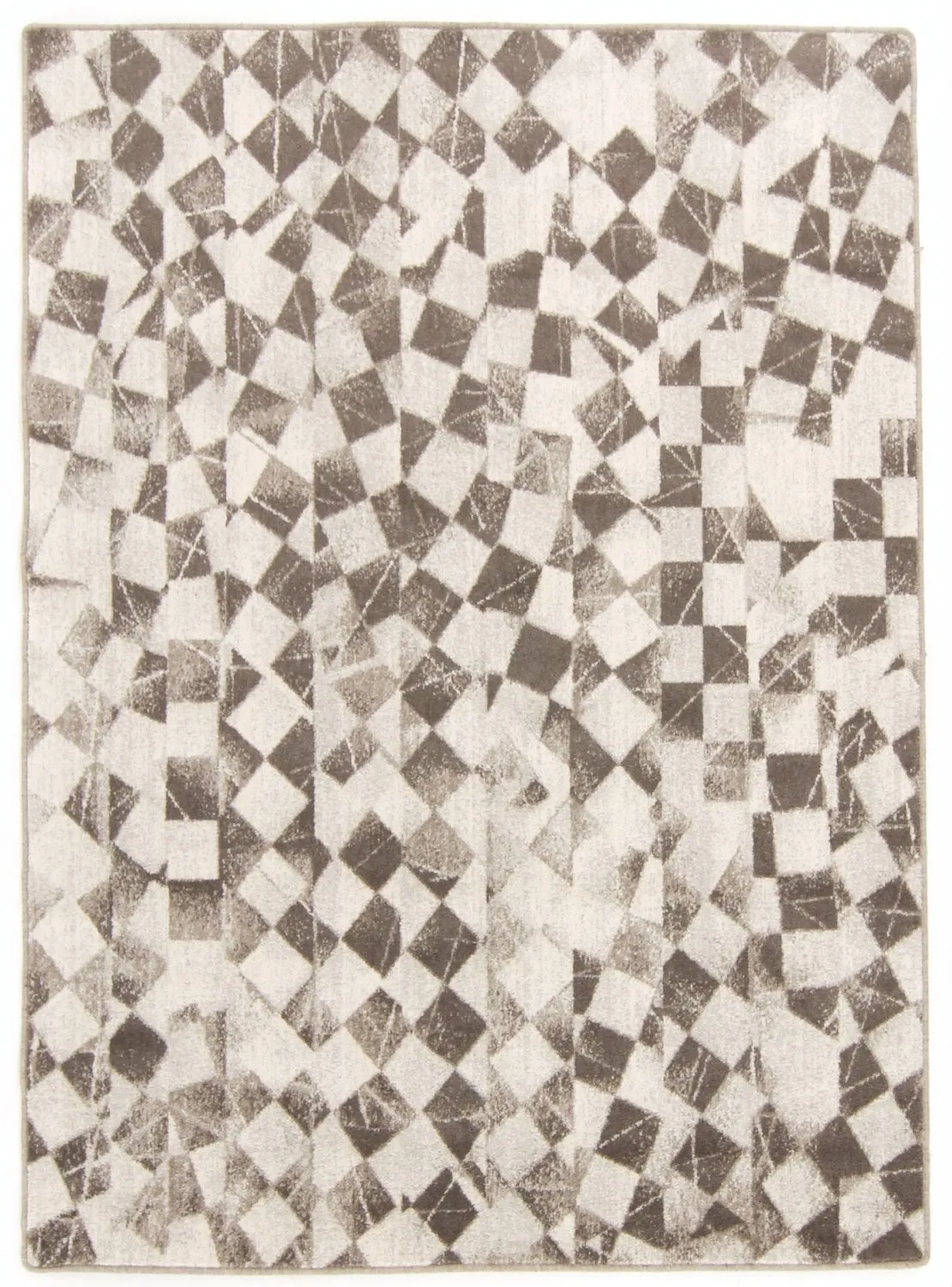 Alfombra de Lana - Kallatis (negro/blanco)