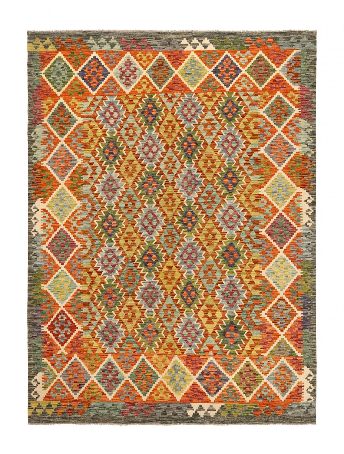 Alfombra kilim oriental 284 x 209 cm