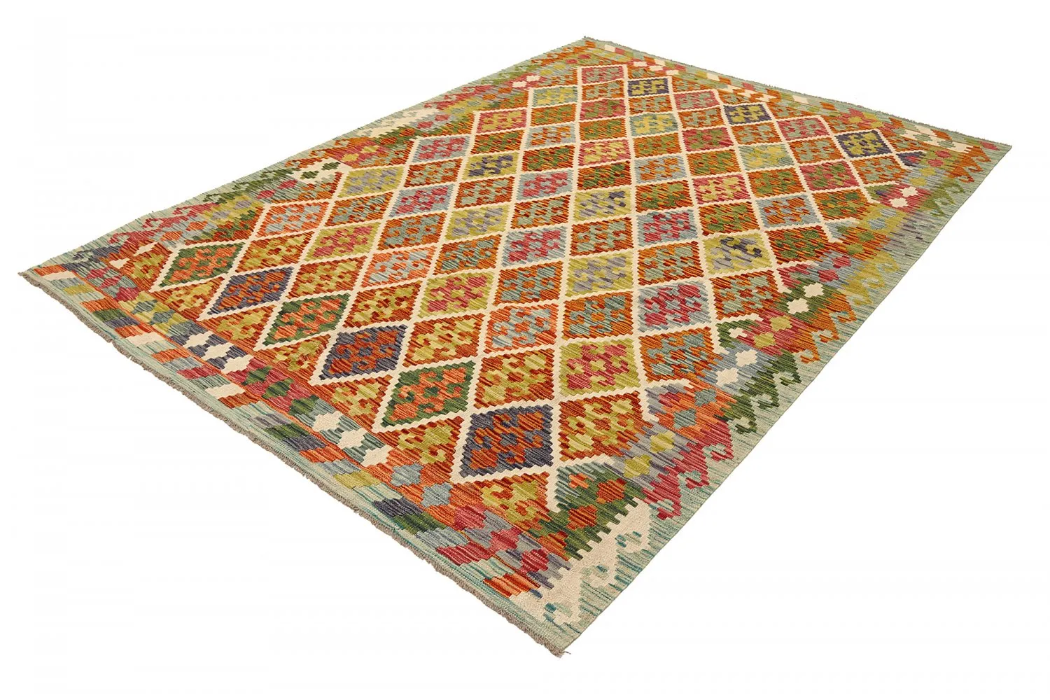 Alfombra kilim oriental 291 x 210 cm