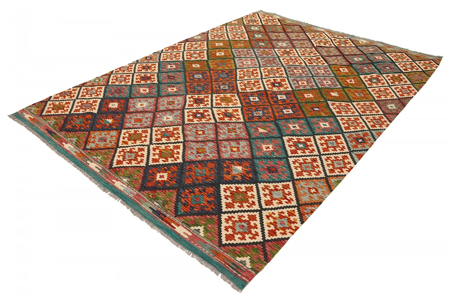Alfombra kilim oriental 292 x 209 cm