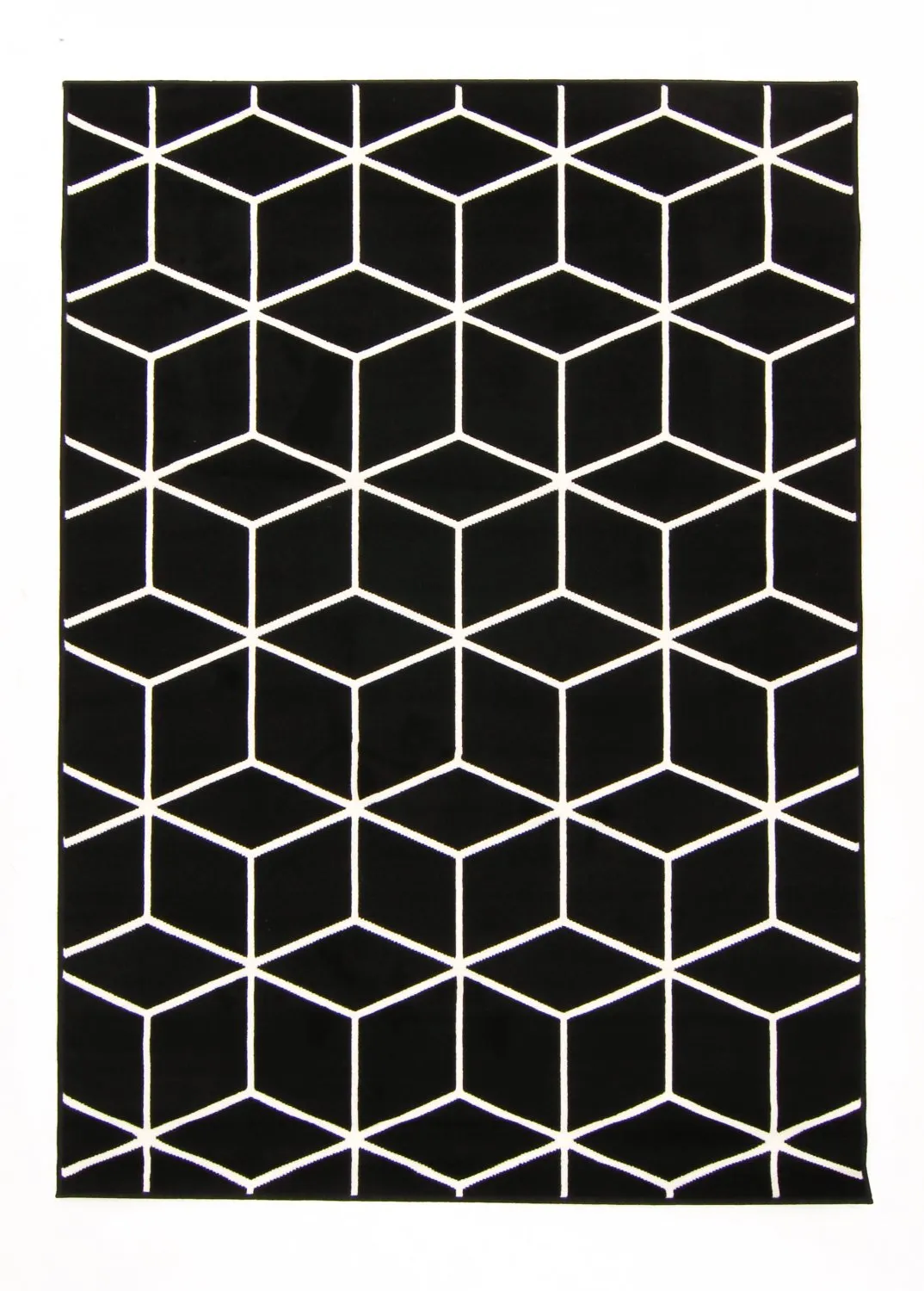 Alfombra Wilton - Florence Square (negro)