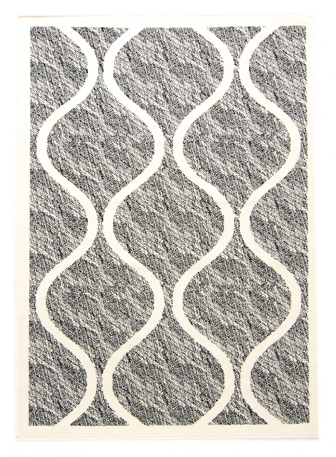 Alfombra Wilton - Florence Wave (gris)
