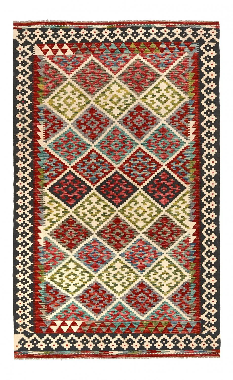 Alfombra kilim oriental 213 x 123 cm