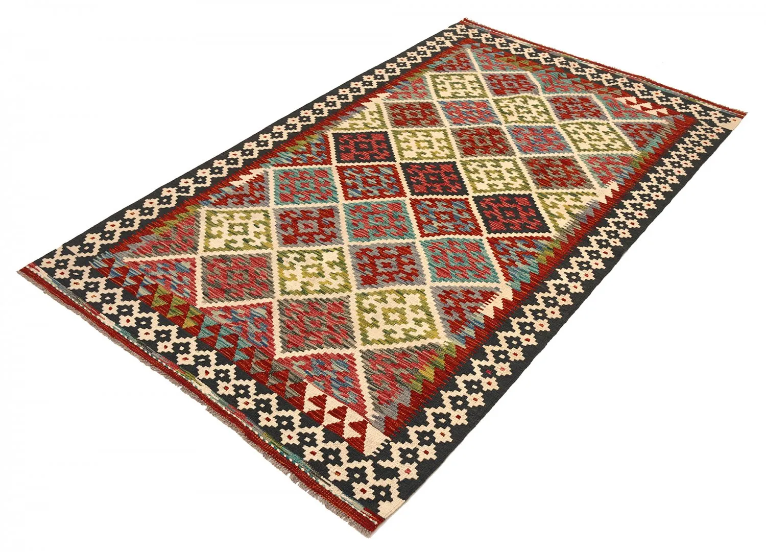 Alfombra kilim oriental 213 x 123 cm